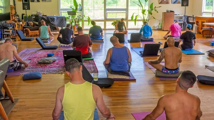 Group yoga and spiritual practice
